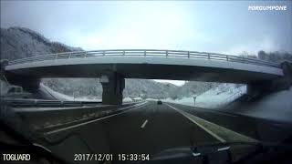 AUTOROUTE A40:"Les titans en blanc"