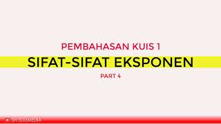 Pembahasan Soal Eksponen (Part 4)