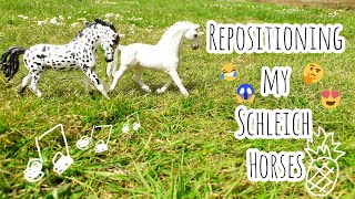 Repositioning my Schleich Horses || Schleich DIY || Schleich Tutorial