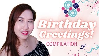 BIRTHDAY GREETINGS COMPILATION  2023 🎂🎉