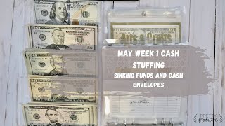 May 2023 WEEK 1 CASH STUFFING | $1800 | Envelopes and Sinking Funds