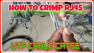 GANITO LANG PALA MAGCRIMP NG RJ45 | UTP CABLE CAT5E | Poknoy Official |