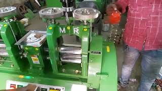 DH 5 Double Head Jewellery Rolling Machine | jewellery making machine |wire and sheet rolling machin