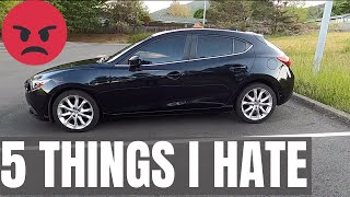 5 Things I HATE about my 2014 Mazda 3 S Grand Touring (2014-2018)