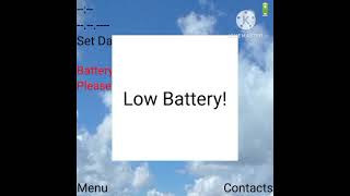 Kitarow G3120 (2016) Low Battery