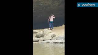 Stoners jump into Lower Falls preserve at Hocking Hills!!!