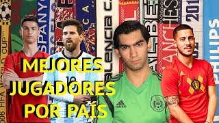 MEJORES JUGADORES POR PAÍS 🌎