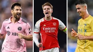 Cristiano Ronaldo or Lionel Messi? When Arsenal captain Martin Odegaard made his pick #footballnews