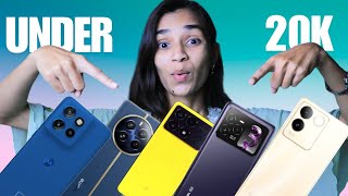 Top 5 Best Mobile Phones Under ₹20000⚡Amazon & Flipkart Sale 2024 | Best Phone Under 20000 😱