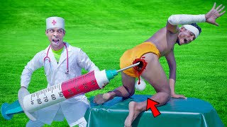 Top New Comedy Video Amazing Funny Video 2024Injection Wala Funny Video Doctor Try To Not Laugh E334