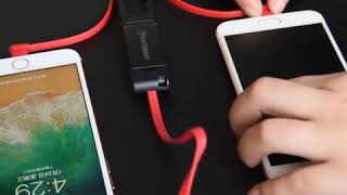 3 kable w 1 - iPhone - Micro USB - USB Typu C + Postawka Pod Telefon