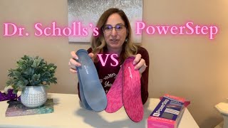 Dr  Scholls vs Powerstep Pinnacle Orthotic Shoe Inserts Review