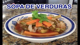 🍲 SOPA DE VERDURAS 🍲