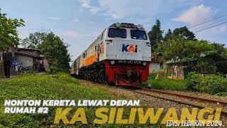 KA SILIWANGI | Di petak ini rel dan bantalan belum upgrade #keretaapiindonesia #cc206