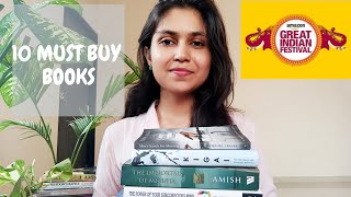 10 BOOKS YOU MUST BUY ONLINE 📚 || AMAZON GREAT INDIAN FESTIVAL 2020