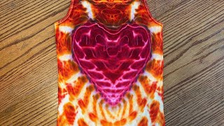 Cosmic Heart 2.0: Small Tie Dye Tank Top