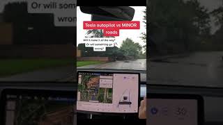 I try to use Tesla autopilot on a tight UK road