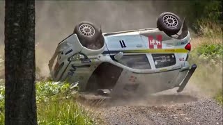 Swedish rallying 2020 Crash,action & mistakes