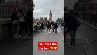 He loves the big ben 😍❤️ #viralvideo  #babyboy #bigben  #london #unitedkingdom