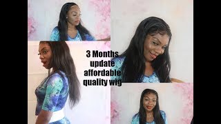 3 Months Update Affordable and  Quality Lace  Wig reviews/ Megalook hair