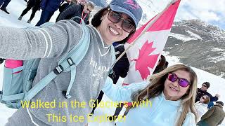 An exciting tour at the Athabasca Glaciers in Columbia Icefield, Jasper