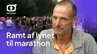 Jan blev ramt af lynet under CPH marathon