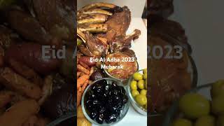 Eid Al Adha 2023 #eid #eidmubarak #shorts #tabaski #sambe #dibi #sweets #lamb #mechoui #cherries