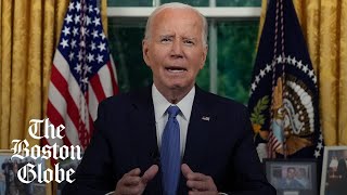 President Biden explains why he dropped out of 2024 race, talks Kamala Harris in Oval Office address