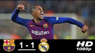 Barcelona vs Real madrid 1-1 2019 l All Goals & Extended Highlights l