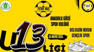 Anadolu Gücü SK U13 - Bolvadin Horan GSK U13 Futbol Maçı | 25 Mayıs 2024 | Webinok Medya ©