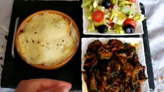 Gratin poulet et pomme de terre frites(pasticcio) كرتان بالبطاطس المقلية