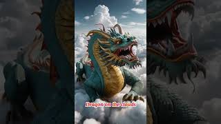 Dragon on the clouds