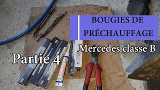 Bougies de préchauffage Mercedes classe B, W245, thermostat et bougies .