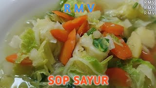 SOP SAYUR ENAK MUDAH DAN SEGAR || RMV VIDEO 43