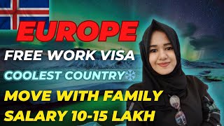 ICELAND FREE WORK VISA 2024 HOW TO APPLY COMPLETE PROCESS #europe #job