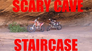 MOAB Scary Cave & Staircase