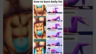 how to burn belly fat ? #shorts