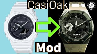 Full Metal CasiOak Mod!  Casio GA-2100 Mod Project from SKXMod