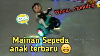 Mainan anak perempuan terbaru, sepeda akrobat