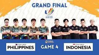 INDONESIA vs FILIPINA Match 4 FINAL SEA Games 2022