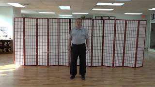 Beginning Taiji (Tai Chi):  Yang-Style Long Form, First Part, Orientation, Taiji Breathing, Video 1.