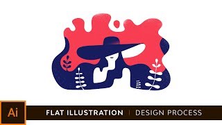 Adobe Illustrator CC Tutorial: How to create a flat illustration + Free Download