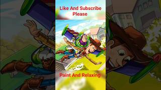 Toy Story 🚀 Buzz Lightyear & Woody Paint Transformation #shorts