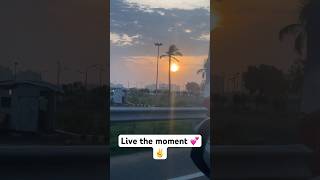 Live the moment 💕✌️👌 #viral #cute #pusha #sunset