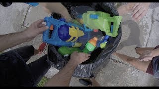 Lunchbreak watergun fight