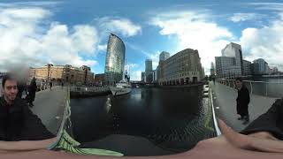 Canary Wharf in 5k 360° Virtual Reality