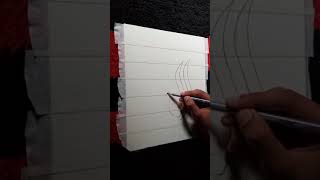 calligraphy simple work for beginners | painting ideas | #WHITEBoxmalayalam #shorts #YouTubeshorts