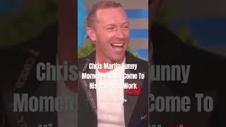 Chris Martin Funny Moments When He Come ToHis Daughter Work #shorts