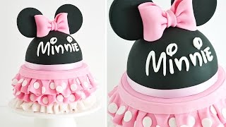 Como decorar una torta de MINNIE MOUSE || TAN DULCE