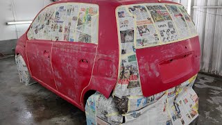 REPAINT PERODUA VIVA || CHANGE COLOUR || PRIMERCOAT 2K AND TRANSPARENT SEALER